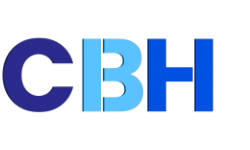CBH computers text logo flush